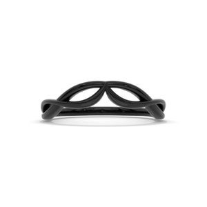 Celtic Engagement Ring 14k black Gold Celtic Band