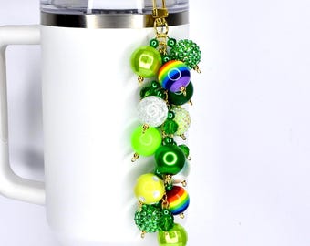 St Patrick's Day Tumbler Straw Charm