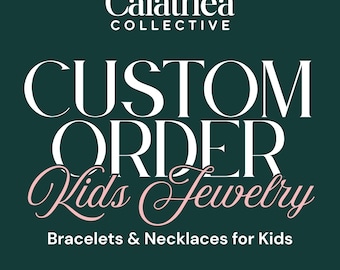 Custom Kids Jewelry - Personalized Necklace or Bracelet