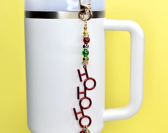 Christmas Straw Charm: Jingle Bell Tumbler Accessory