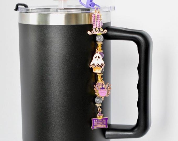 Tumbler Straw Dangle Halloween Charms