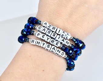 ACOTAR Bracelet | Bookish Jewelry | Custom Name Bracelet