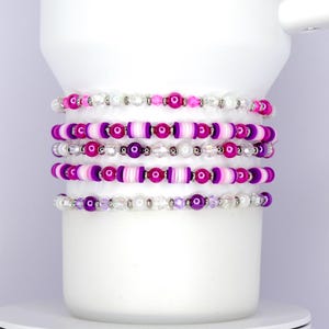 "Purple Passion Armband Stapel ""Purple Passion"" - 5 Stück."