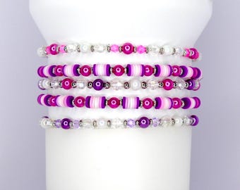 Purple Passion Bracelet Stack - 5 Piece Set