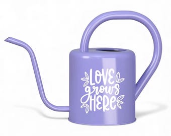 Love Grows Here Watering Can - 5 Colors Available