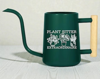 Personalized Watering Can Gift for Plant Sitter with 8 Color Options