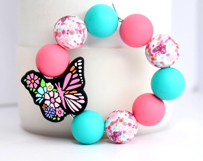 Butterfly Tumbler Handle Charm