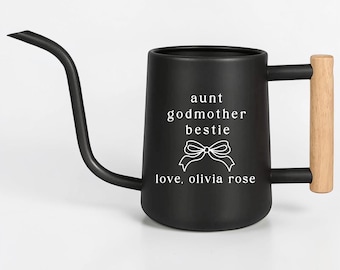 Personalized Watering Can | Coquette Bow Plant Lover Gift