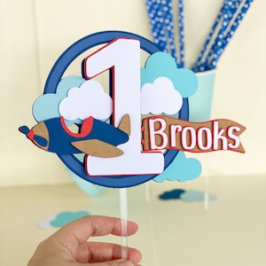 first flight cake topper, airplane cake topper, plane cake topper, adventure awaits cake topper, time flies, first flight birthday decor