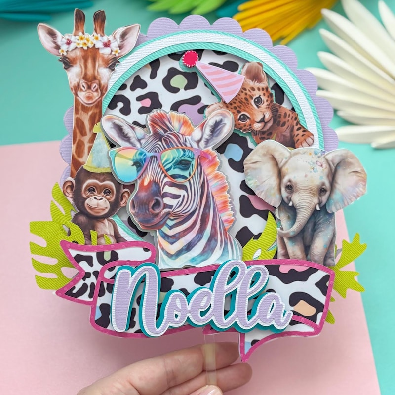 Animal Cake Topper - Etsy