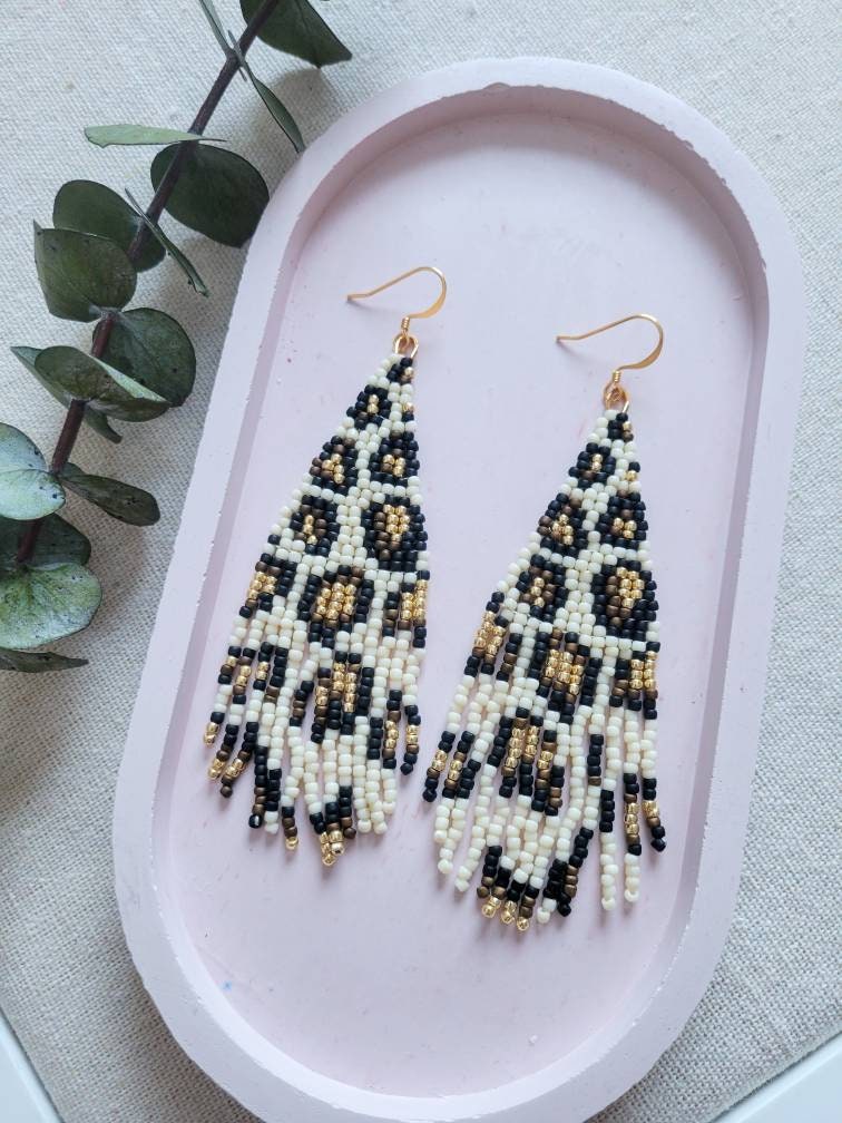 Leopard Bead Earring Canada