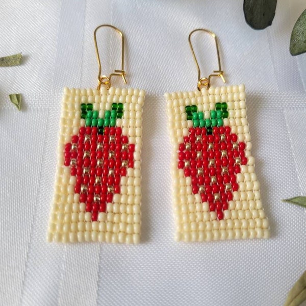 Seed Bead Earrings Etsy Canada