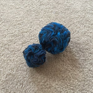 Blue Plaid Snuffle Ball