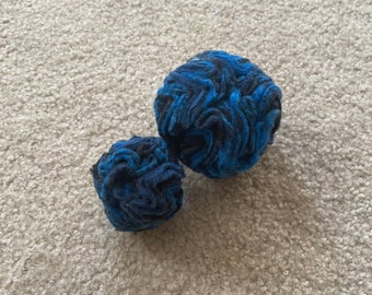 Blue Plaid Snuffle Ball