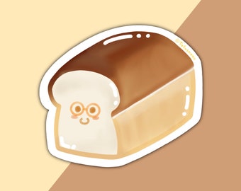 Big Kawaii Bread Loaf Sticker~