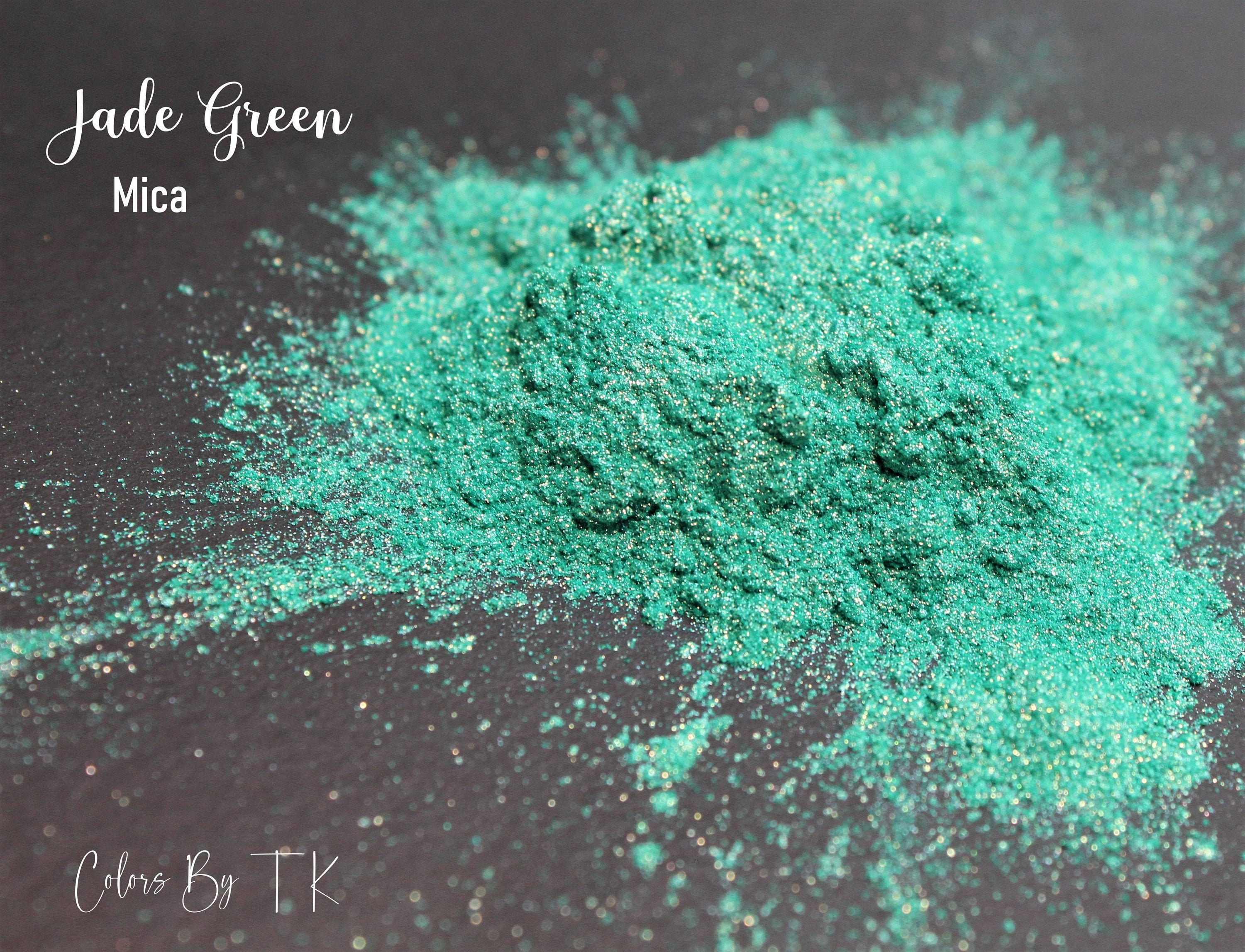 Mica Powder Dark Green for Car Freshies, Soap Making, Candle Making and  Resin. 