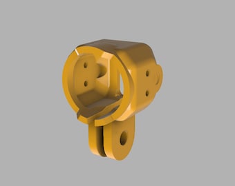 Stock GoPro Adjustable Tab Mount for DJI Air O3 Unit Camera STL File – Digital Download – 3D Printing File