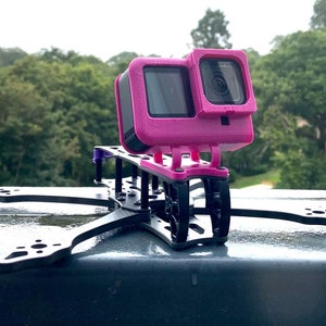 Lumenier QAV-S JohnnyFPV Mount Reelsteady ND Filter TPU parts for GoPro Hero (Choose Camera+Angle)