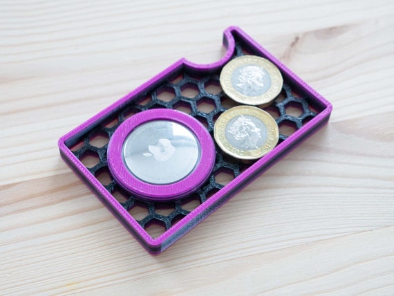 Porta AirTag Per Portafoglio Ridge - Design In Fibra Di Carbonio Con Protezione RFID - Foto 14