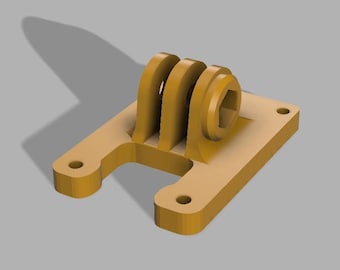 Stock GoPro Mounting Adjustable Base for  Lumenier QAV-R 2 STL File – Digital Download – 3D Printing File