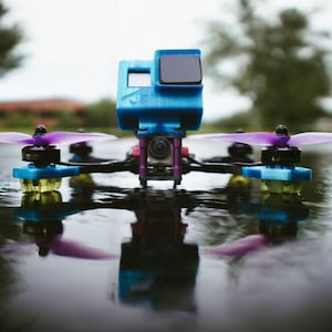 Pokey_fpv QAV-S Joshua Bardwell Edition Parts for GoPro Hero 5 6 7 8 9 10 Session Tpu Parts Designer Approved