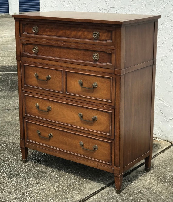 SOLD *** Drexel Furniture Wood Chest of Drawers Dresser With Original Hardware - Etsy SOLD *** Drexel Furniture Wood Chest of Drawers Dresser With Original Hardware - Etsy
