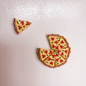 Pizza Magnet Set, Cute Magnets, Pizza Lover Gift, Pizza Slice magnets, food magnet, Refrigerator magnet set, funky decor, small magnets
