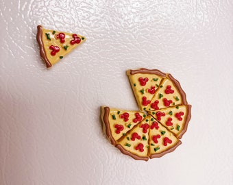 Pizza Magnet Set, Cute Magnets, Pizza Lover Gift, Pizza Slice magnets, food magnet, Refrigerator magnet set, funky decor, small magnets