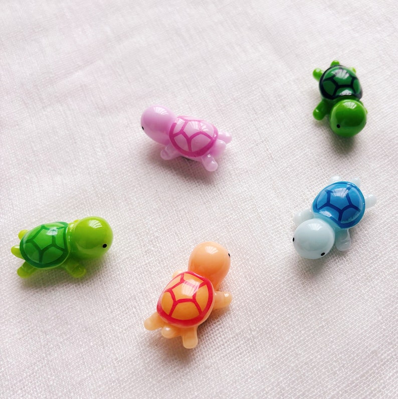Turtle Races With Magnets Colorful Turtle Magnet Set, Quirky Magents, Refrigerator Magnets, Funky ...