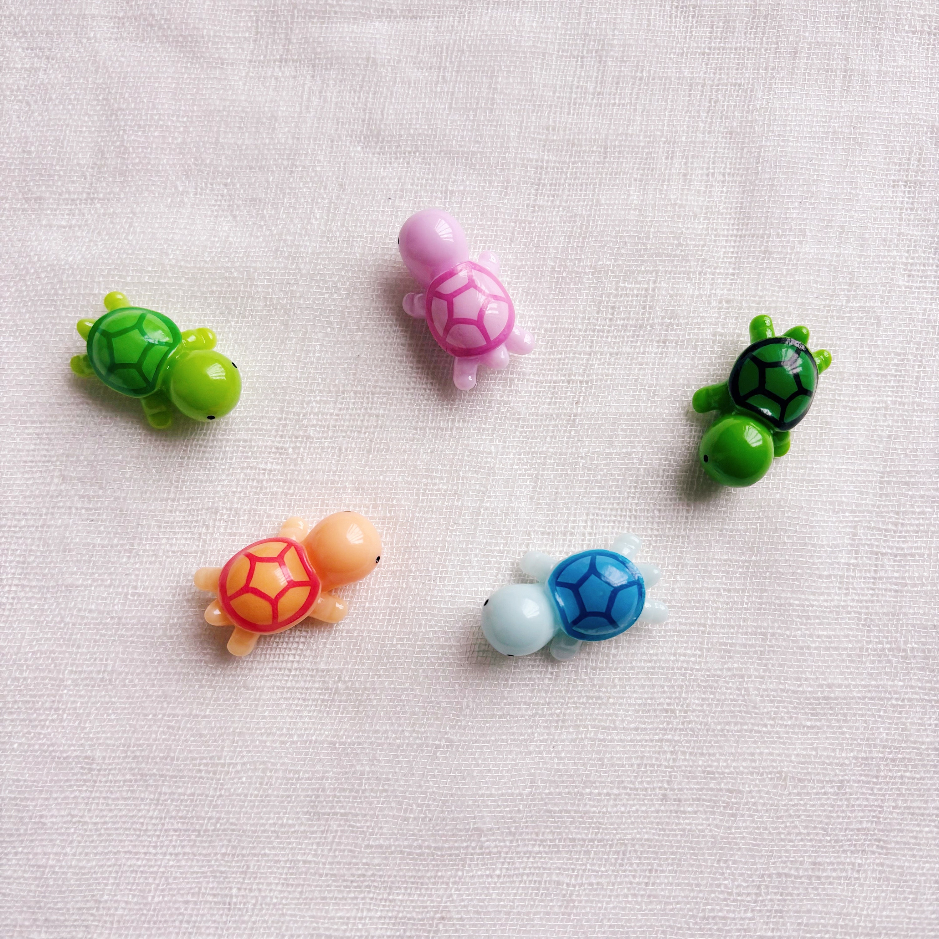 Turtle Races With Magnets Colorful Turtle Magnet Set, Quirky Magents, Refrigerator Magnets, Funky ...