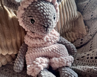 cute crochet handmade cuddly lamb plush
