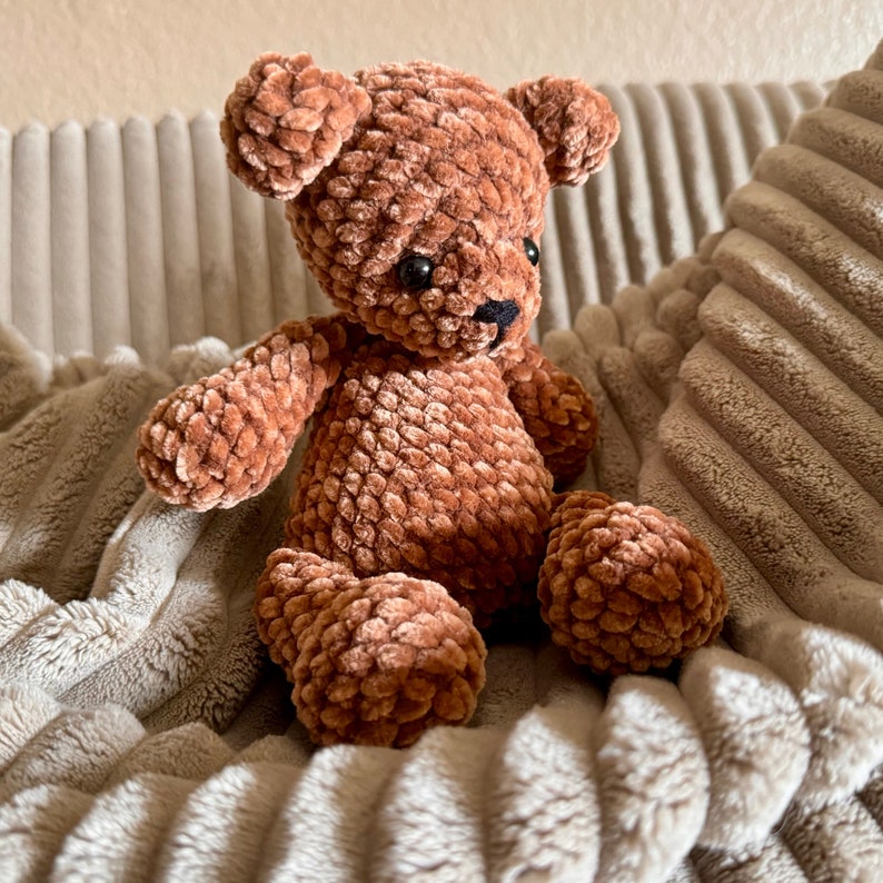 Handmade Cute Crochet Teddy image 1