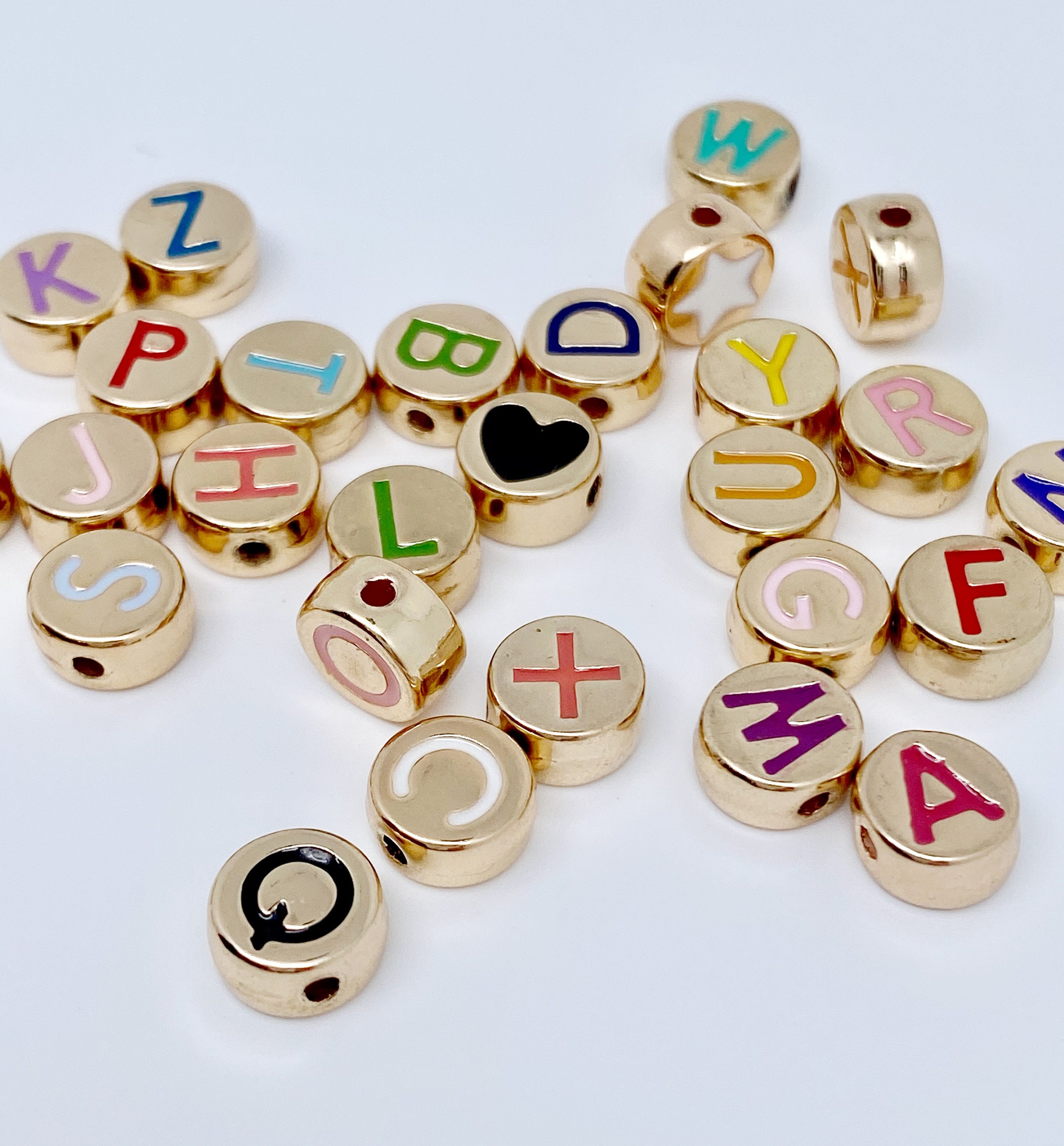 Enamel Gold Alphabet Letter Beads, Symbol Beads 1 Pc,letter Beads for  Bracelets, Gold Letter Beads Bulk, Gold Letter Beads for Sale -  Israel