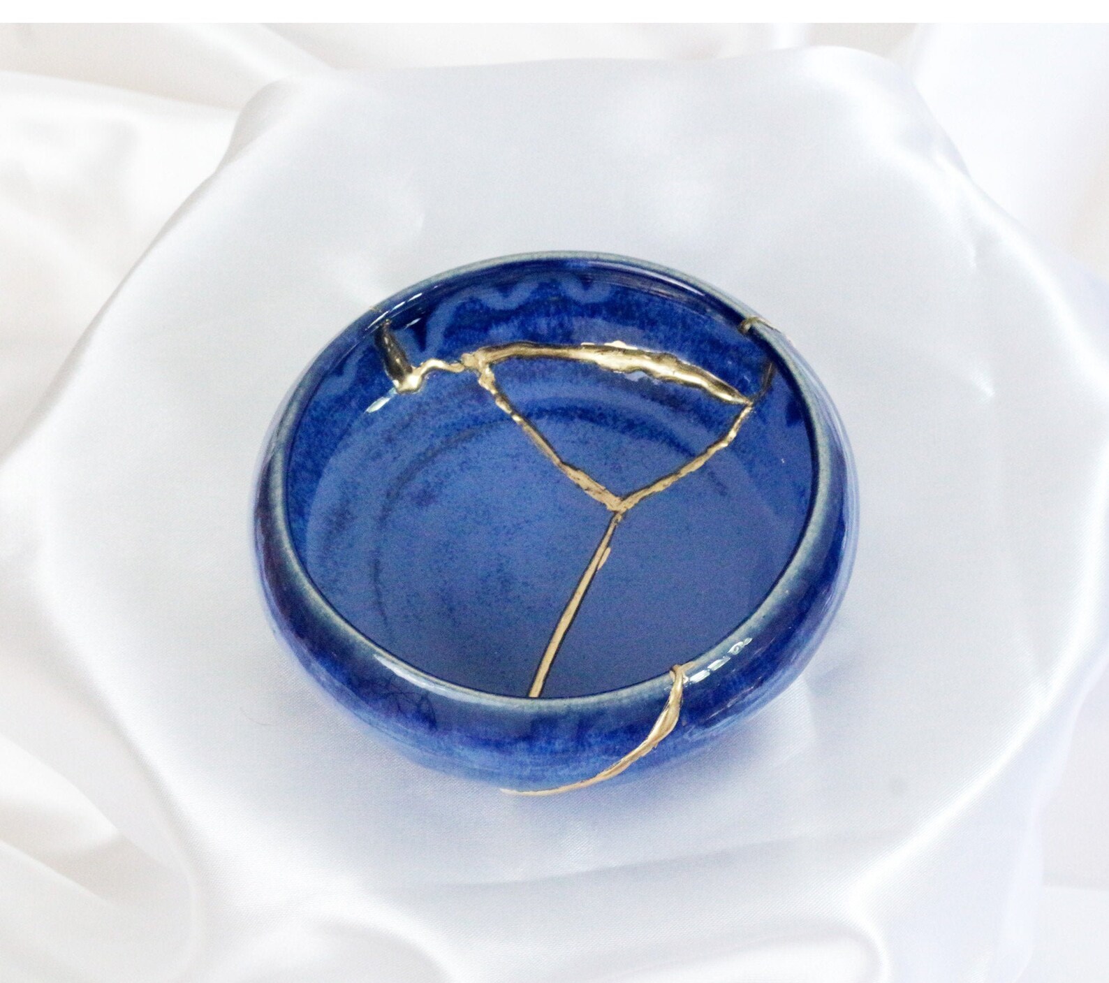 Kintsugi Trinket Bowl Wabi Sabi Cerámica Japonesa Etsy España