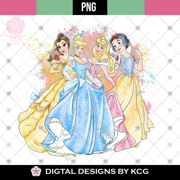 Princess Iron On - Etsy