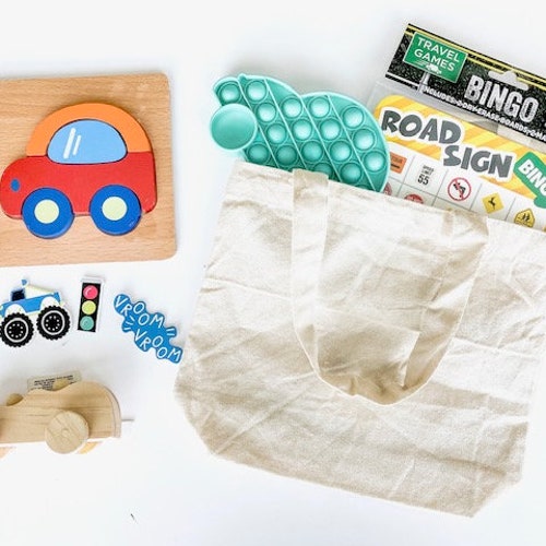 Airplane Busy Bag Travel Toys Activities Games for Kids 3 Etsy