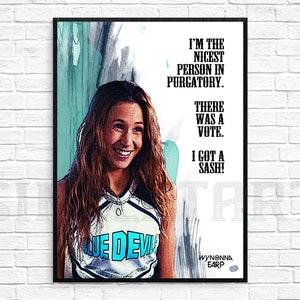 Waverly Earp Wall Art | Nicest Person | DIY Printable Poster | Digital File | Wynonna Earp Sheriff Nicole Haught Wayhaught Purgatory