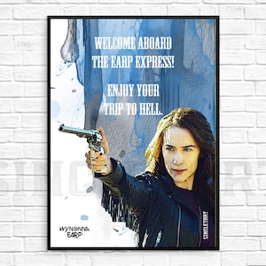 Wynonna Earp Wall Art | Earp Express | DIY Printable Poster | Digital File | Waverly Earp Sheriff Nicole Haught Wayhaught Purgatory