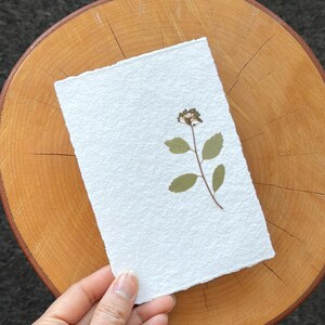 Carte faite main minimaliste 4 x 6 po