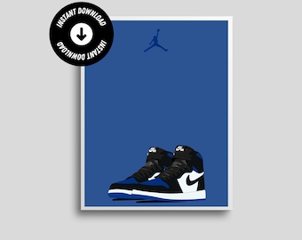 Air Jordan 1 Royal - Etsy