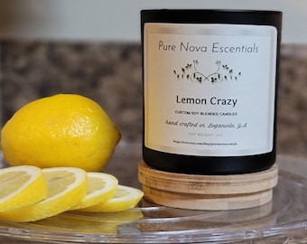 Lemon Scented Soy Blend Candle