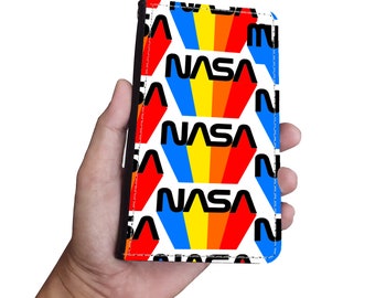 NASA 80's Retro Wallet Phone Case NASA Phone Case, NASA Gift, Phone Case, iPhone Case