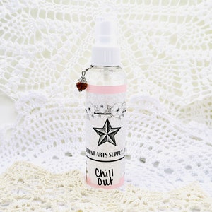 CHILL OUT AromaBlend Smudge Spray- Crystal & Essential Oil Infused Smudging Spray