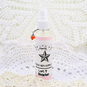 LOVE & ATTRACTION AromaBlend Smudge Spray- Crystal and Essential Oil Infused Smudge Spray