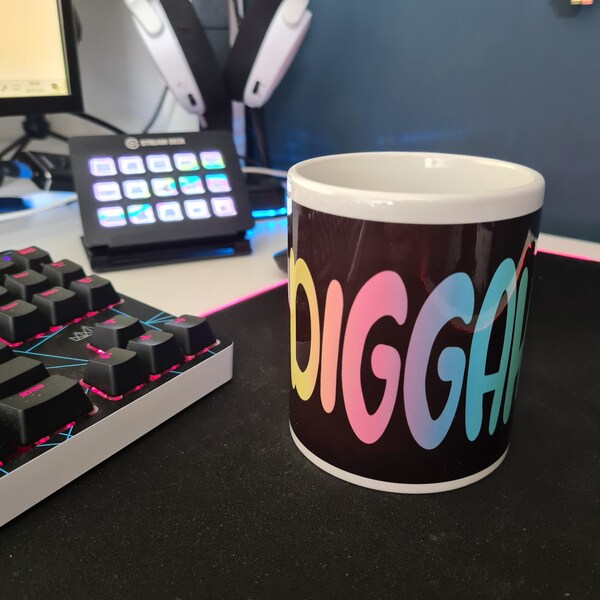 Geek Tasse DIGGAH! Rainbow