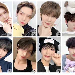 Llavero ATEEZ Kpop - Marco de fotos de doble cara con encanto de nombre con cuentas / San, Mingi, Seonghwa, Wooyoung, Hongjoong, Yeosang, Yunho, Jongho imagen 4