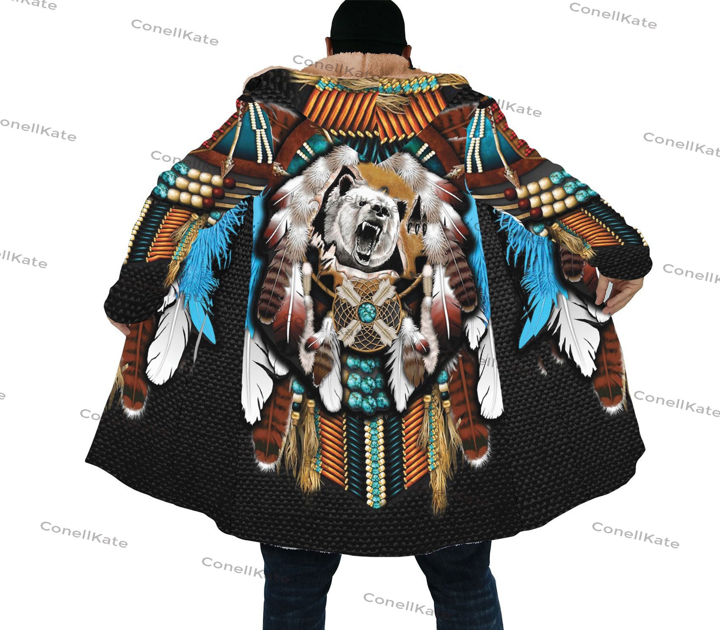 Bear Winter Native American Dream Cloak Bear Cloak Viking Etsy