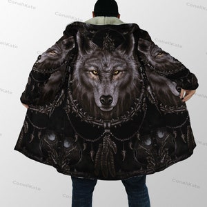 Black Wolf Native American Dream Cloak Wolf Cloak Native - Etsy