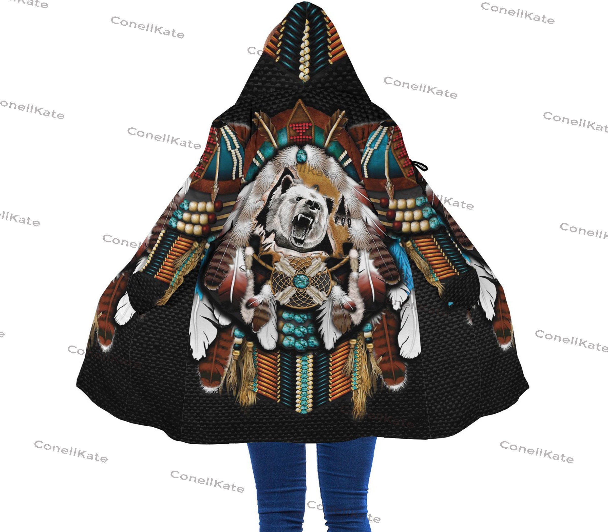 Bear Winter Native American Dream Cloak Bear Cloak Viking Etsy