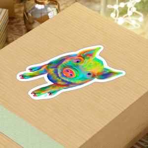 Piglet Vinyl Sticker, Adorable Decal for Personalization, Cute Animal Decal, Laptop Decal, Water Bottle Sticker, Scrapbook Decor